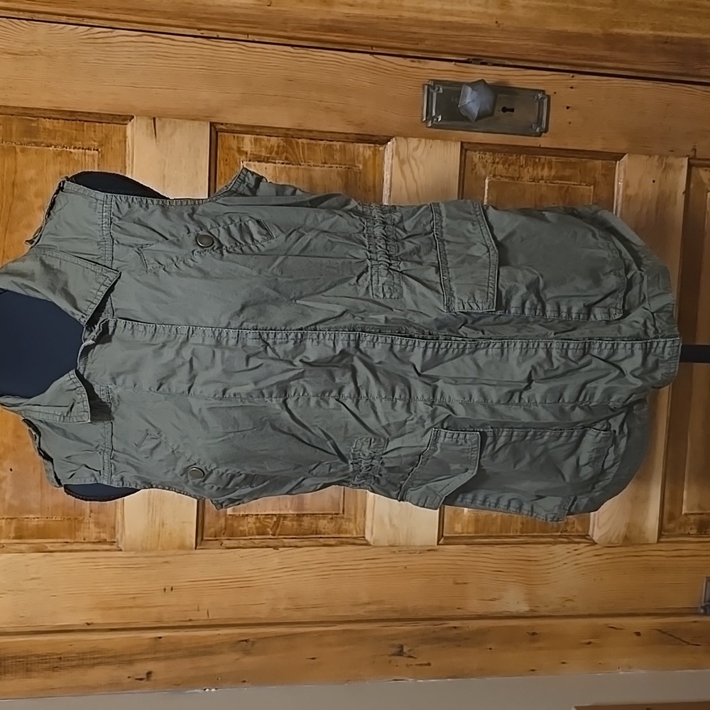 Atmosphere Cabincore Green Utility Vest size 8